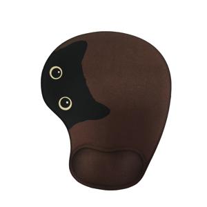 TEMU 손목 받침대가 있는 마우스 패드, 인체공학적 디자인 미끄럼 방지 베이스 컴퓨터 및 노트북용 편안한 마우스 패드, 사무실과 가정에 적합