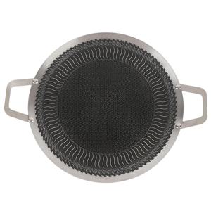 TEMU 스테인리스 스틸 캠핑 & 가정용 - 녹 방지, 레스토랑 등급, 전문가용, 헤비듀티, 구이, 바베큐 무연 그릴 냄비, 식기세척기 안전, 인덕션 및 가스레인지 호환 가능