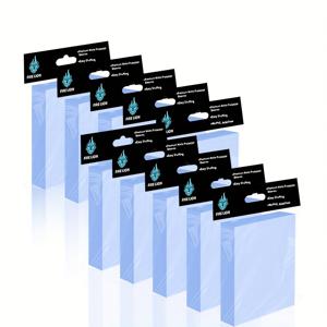 TEMU 1000개 블루라이트 카드 슬리브 - 트레이딩 카드, 게임 카드, 애니메이션 카드, 아이돌 사진 및 비즈니스 카드용 초박형 투명 보호 커버 - 내구성 있는 PP 소재, 스크래치 방지 & 먼지 방지, 트레이딩 카드 보관용 카드 슬리브 | 세련된 디자인 | 스크래치 방지 소재, 포토 카드 홀더, TCG 슬리브