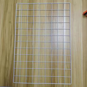 TEMU 1개 화이트 와이어 메쉬 벽 그리드 정리대 - 플로팅 선반 포함, 헤비듀티 철제 프레임 & 메쉬 패널, 공간 절약형 선반 유닛 (홈, 오피스, 기숙사용) - 다중 구획 수납 디스플레이 보드 (화이트 메쉬 패널 호환) - 사진, 식물, 책 정리용 견고한 선반 시스템 - 접착/나사 장착 옵션으로 쉬운 설치 - 클래식 모던 디자인|책꽂이