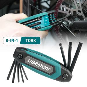 TEMU LIBRATON Torx 접이식 렌치 | 자전거 & , 가구 조립 & 가전 제품 유지 보수, 사이클링, 하이킹용 휴대용 Torx 스타 키 도구, 크롬 바나듐 스틸, 범용