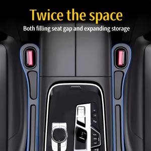 TEMU 2개입 실리콘 차량용 시트 틈새 채움재 | 폭스바겐, 현대 등 차량의 시트 보관에 범용적으로 사용 가능