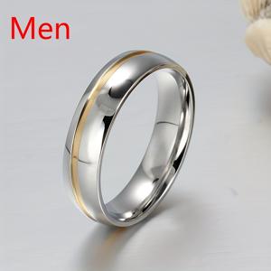 TEMU 패션 커플링 유니크 스테인리스 스틸 반지 완벽한 매력의 약속의 반지 깜짝 선물 결혼식, 약혼, 인조 보석, 생일 파티 반지