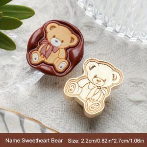 TEMU 판타지 동물 시리즈 왁스 씰 스탬프 | 레트로 디자인, 솔리드 브라스, 원형, 선물 포장, 편지 봉투, 초대 카드 봉인용 금속 재질|실링왁스