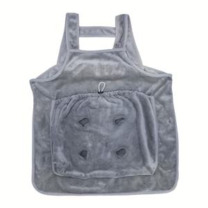 TEMU 고양이 털갈이용 고양이 둥지, 털갈이 비비기, 끈적임 없는 머리카락 보호, 구멍이 있는 털갈이 앞치마, 털갈이용 특별한 옷