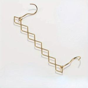 TEMU 마법처럼 공간을 절약하는 옷걸이: 접이식 옷장 정리함, 바지, 드레스, 코트를 걸 수 있는 7개 슬롯이 있는 옷걸이 - 스테인레스 스틸로 제작