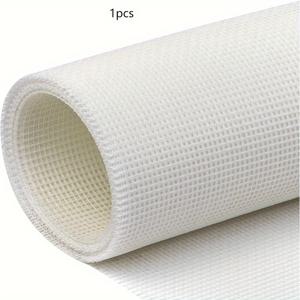 TEMU 1팩 화이트 투명 창문 스크린 그물 - 헤비듀티 플라스틱 방충망, 미세 메쉬 모기, 파리 및 벌레 차단, 발코니용 문 및 창문 커버, 쉬운 DIY 설치 (프레임 없음)