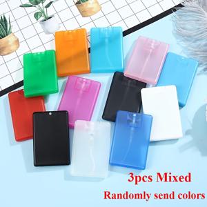 TEMU 3개입 0.68oz 리필 가능 카드 스프레이 병 - 무향, PVC 프리 소재 - 휴대용 프레스 펌프 (향수·알코올·소독제) 여행용 세트