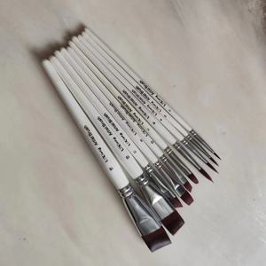 TEMU 무대 메이크업 아티스트를 위한 10개의 전문가용 페이스 페인팅 레리프 펜 (꽃잎 펜 및 돔 피크 디자인)