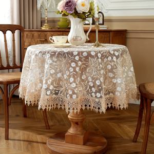 TEMU 1개 폴리에스터 메시 원단, 민들레 자수와 레이스 트림이 짝지어져 있으며, 신선한 시골 시리즈의 일부입니다. 주방 장식에 필수적이며, 가정 식탁, 대형 원형 식탁보 및 플래시매트에 적합합니다. 축제 장식에 이상적입니다.