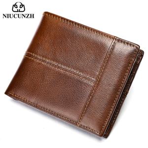 TEMU 정품 가죽 남성용 지갑 헤드 소가죽 수평형 멀티 카드 포지션 멀티 카드 슬롯 지갑 완벽한 휴일 선물