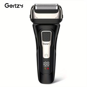 TEMU 남성용 충전식 전기 면도기, 부유형 헤드, 스마트 디지털 디스플레이, 날카로운 면도로 잔털 없음, IPX6, 여행 및 일상 사용에 적합, 아버지의 날 선물