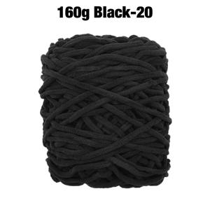 TEMU 1롤 160G 5.64온스/롤 아이스 바 라인 Chenille 직조 털실 편안한 따뜻한 중간 두께 폴리에스터 털실 모자 담요 스웨터 스카프 코바늘 뜨개질 털실