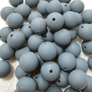 TEMU 45개 실리콘 비즈 세트 - 다양한 색상, 15mm & 12mm - DIY 키체인, 목걸이, 주얼리 제작에 이상적