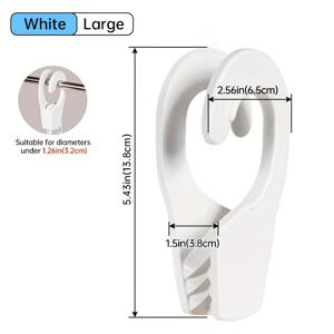 TEMU 오리지널 원핸드 보트 펜더 행거 - UV 저항 플라스틱 퀵 릴리스 펜더 클립, 마린 펜더 후크, 보트 범퍼 행거, 쉬운 조정을 위한 도크 펜더 홀더