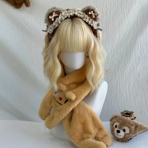 TEMU 12인치 여성용 라이트 골든 오믈렛 컬리 가발 (앞머리 포함) - 풀 헤드 볼륨 웨이브 헤어, 파티, 역할극, 캐주얼 착용 가능 - 모든 피부톤 & 성별 (여성용)