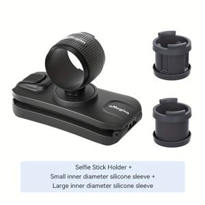 TEMU 1개 셀카봉 마운트 - GoPro Hero 또는 DJI Osmo Action 6/5Pro/4/3/360/Poet 3/Nano, Insta360 X5/X4/X3/X2/APro/APro2/Go3/3S/Go Ultra, Akaso, Campa 호환 | 조절 가능 | 여행 사진 액세서리