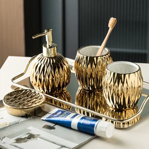 TEMU 세라믹 욕실 세면대 세트, 카운터탑 세라믹 칫솔걸이 세트, 홈 세라믹 장식용 세면대 세트