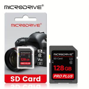 TEMU MICRODRIVE SD 메모리 카드, Class10 U3 UHS-I 256G 128G 64G 32G 16G DSLR 카메라 데이터 저장용