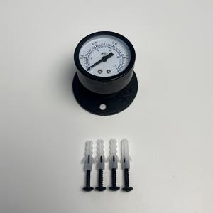 TEMU 1개 산업용 금속 벽걸이 코트 행거 - 압력 게이지 디자인, 헤비듀티 멀티 훅 오거나이저 (모자, 가운, 수건용) - 거실, 침실, 현관 설치 쉬운 홈 데코, 내구성 강한 구조, 유니크 게이지 모티프, 후크