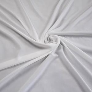 TEMU 50D 사방 스트레치 쉬폰 원단, 솔리드 화이트 & 블랙 색상, 의류 안감 및 멜빵에 적합