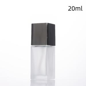 TEMU 20/40ml-사각 유리 향수병, 고급스러운 분배 병, 화장품 여행용 휴대용 샘플 빈 병, 휴대용 여행 스프레이 병