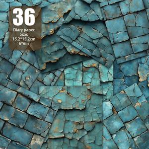 TEMU 반짝이는 별이 빛나는 하늘, 연한 그라데이션 색상의 하늘, 흐릿한 성운 안개가 꿈과 신비로운 분위기를 조성합니다. 수제 종이, 쓰레기 일지 카드, 배경 장식용 종이에 적합하며 마법 같은 별빛의 매력을 더해줍니다. 6*6인치, 36장