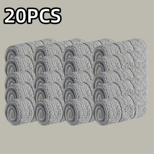 TEMU 20개입 헤비듀티 교체용 모프 패드 - 탈모 방지, 접착식 바닥면, 두꺼운 청소 천 (목재, 타일, 리놈륨) - 대부분의 모프 호환 가능, 세탁 및 재사용 가능 (20매) - 가정, 사무실, 상업용 청소에 적합, 이지어택 디자인 폴리에스터 모프 패드|장판