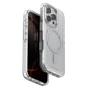 TEMU 아이폰 16/16 Pro/16 Pro Max용 고품질 투명 자석 충전 케이스 - 충격 방지 내장 도금 폰 케이스