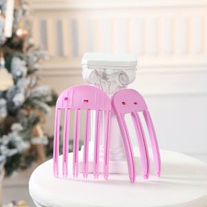 TEMU 여성용 플라스틱 헤어 플럼퍼 클립 1/2개 세트, 높은 머리 모양을 위한 아이템, 풍성한 모발, 손세탁 가능 - 전원 불필요 뿌리 리프팅 빗, 헤어스타일 향상 가능, 풍성한 헤어핀 컬 앞머리 클립 모발 볼륨, 여성 컬링|머리핀