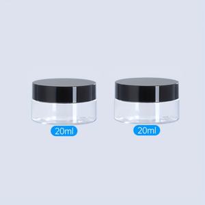TEMU 2개 20ml/40ml(0.67oz, 1.01oz) 라운드 와이드마우스 누수방지 플라스틱 용기 뚜껑 포함 여행용 보관 메이크업 뷰티 제품 페이스 크림 오일 연고 빈 병