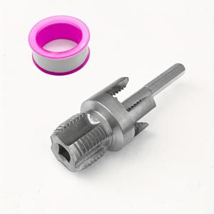 TEMU 1/2인치 PPR 파이프용 내부 및 외부 스레드 통합 나사산 도구 세트 2개, 탭과 다이에 의한 스레드 커팅