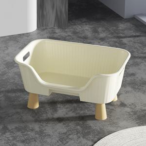 TEMU 1개 고급형 홈용 캣 베드, 사계절 방풍 및 물림 방지 아이스 케이브 장난감과 침대 콤보 소형 아파트용