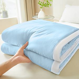 TEMU 더운 잠자는 사람을 위한 1개 냉각 담요, 여름용 가벼운 에어쿨링 이불, 성인을 시원하게 유지하는 열 흡수 냉각 커버, 부드럽고 통기성 좋은 솔리드 컬러
