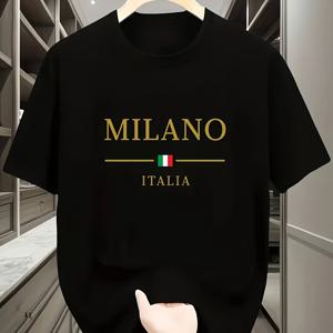 TEMU 남성용 폴리에스터 섬유 티셔츠, 통기성 메쉬 소재, 세탁기 사용 가능, 레귤러 핏, 체육관/아웃도어/캐주얼/여행용/여름/샌드위치|여름잠옷