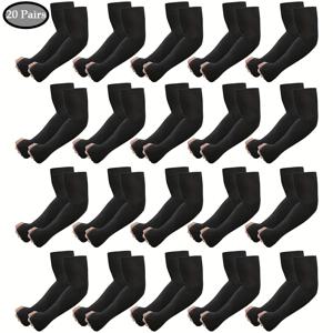 TEMU 편리한 엄지 구멍 디자인의 남녀공용 팔토시 20켤레 세트. 사계절 내내 편안하고 착용감이 좋으며 여성에게 적합하며 팔에 있는 타투를 가리기에도 완벽합니다. 러닝, 하이킹, 낚시, 골프, 농구 등 야외 활동에 이상적입니다.|팔토시