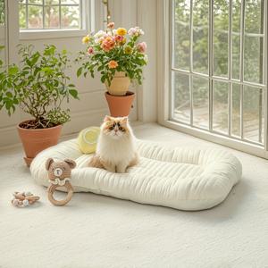 TEMU 퀼트 펫 침대 개 소파 쿠션, 고양이와 강아지용 스트롤러 매트, 5kg 이하의 고양이 및 개에 적합