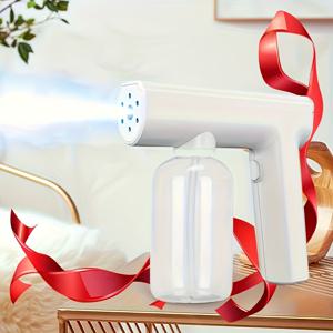 TEMU 블랙/화이트/핑크 전기 나노 스프레이 건, 충전식 아토마이저, USB 충전 가습기, 공기 청정 디퓨저 - 완벽한 어머니날 선물!