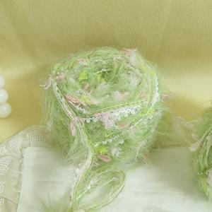 TEMU 50G 신선한 그린 특수 핸드믹스 얀, 수제 코바늘 스카프, 모자, 가방, 머리끈, 카드 홀더 소재, 생동감 넘치는 색상, 초보자에게 적합, 젊은 기운