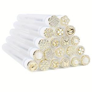 TEMU 20개입 재사용 가능한 마스카라 스풀리 튜브, 배 모양 속눈썹 브러쉬 튜브, 속눈썹 연장 브러쉬 어플리케이터, 메이크업 도구