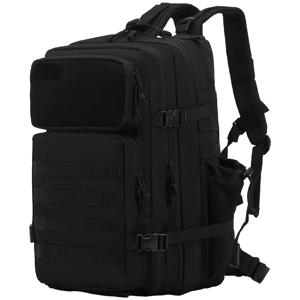 TEMU 남성용 45L 아웃도어 백팩, 스포츠 몰리 데이팩, 물병 홀더가 있는 3일 하이킹 등산 가방