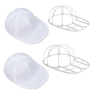 TEMU 모자 세탁 케이지, 베이스볼 캡용 세탁기 또는 식기세척기 호환 모자 세탁 프레임, 평면 및 곡선형 모자용, 어린이와 성인 모두 사용 가능, 1팩 화이트|세탁기|볼캡