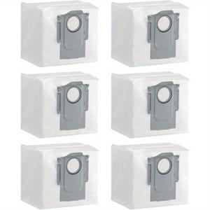 TEMU 로보락 Q7 M5+, Q5 Max+, S7 Max Ultra, Q8 Max+, Q10 S5+, S8+, Q7 Max+, Q10 X5+, Q7 L5+, Q5+, Q5 Pro+, Q7+, 그리고 S8 Pro Ultra 호환 로봇 청소기용 6개 진공 청소기 백, 로보락 Q5 Max+ 포함 로봇 청소기 추가