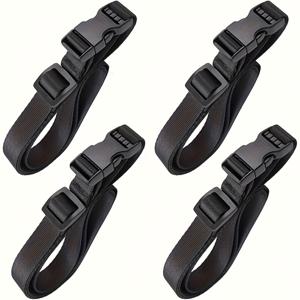 TEMU 4개 세트 개 목걸이 벨트용 나일론 웨빙 슬라이더 클립 조절 후크 DIY 액세서리