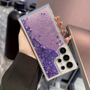 TEMU 폰케이스: 스타일리시하고 우아한 하트형 모래시계 폰케이스, 갤럭시 S23 울트라, S24, S24+, S24U, S24FE, A55, A54, A16 호환