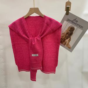 TEMU 솔리드 컬러 숄, 사계절 활용 가능한 다용도 숄, 셔츠와 매치하는 얇은 겉옷, 여름철 에어컨 방을 위한 캐주얼 여성용 조끼, 숄더 랩, 여성용 겉옷 레이어드 조끼, 패셔너블하고 다용도