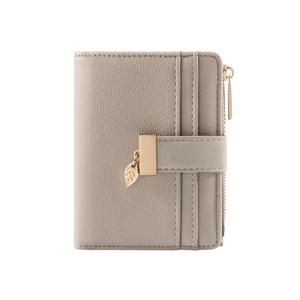 TEMU 여성용 RFID 지갑 - 비건 합성 가죽 바이폴드 지갑, ID 창 및 지퍼 동전 주머니 포함