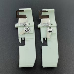 TEMU 2개 세트 747, M700 포스레드 오버록 기계 플라스틱 프레서 풋 베이스 플레이트, 잭 오버록커 헤밍 기계 락스티치 기계 플라스틱 베이스 플레이트, 고급 플라스틱 소재, 재봉틀 프레서 풋, 두 개 세트