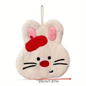 TEMU 3개/1개 울트라 소프트 산호 플리스 욕실 핸드 타월 - 귀여운 만화 디자인, 초고흡수성 핸드 타월, 완벽한 크리스마스 선물