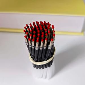 TEMU 블랙 또는 비즈 펜 리필, 필수 학용품, 선물용 사무용품